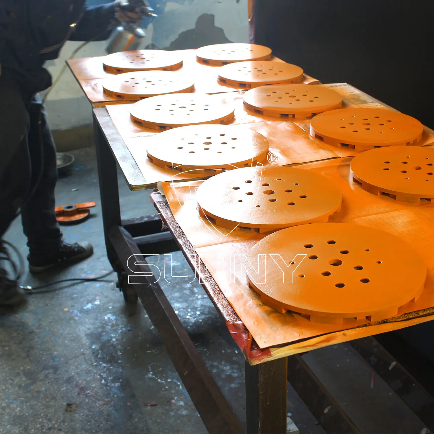 10 inch Blastrac PCD Diamond  Disc for Epoxy Removal