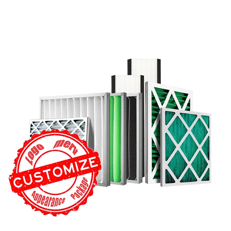 Электростатический воздушный фильтр 20x25x5, плиссированный предварительный фильтр для кондиционирования воздуха G4 MERV8 HVAC, фильтр системы воздушных фильтров захватывает аллергены