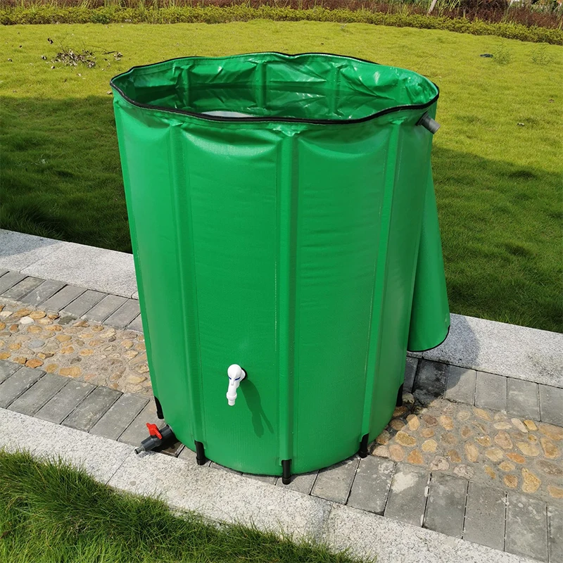 Factory Custom Size Wholesale Portable 100 200 500 1000 L garden rain barrel water collector large water storage bucket