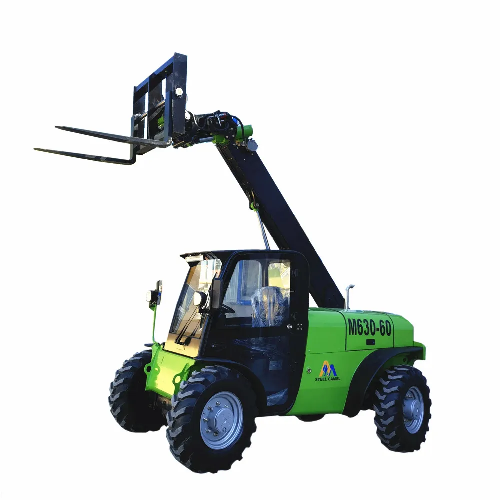 Multifunction Small Telescopic Wheel Loader 3ton Compact Telehandler to 6m Height