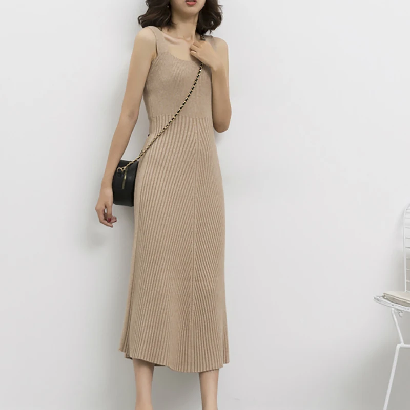 hot sell summer fashion office women sexy sleeveless casual dress
