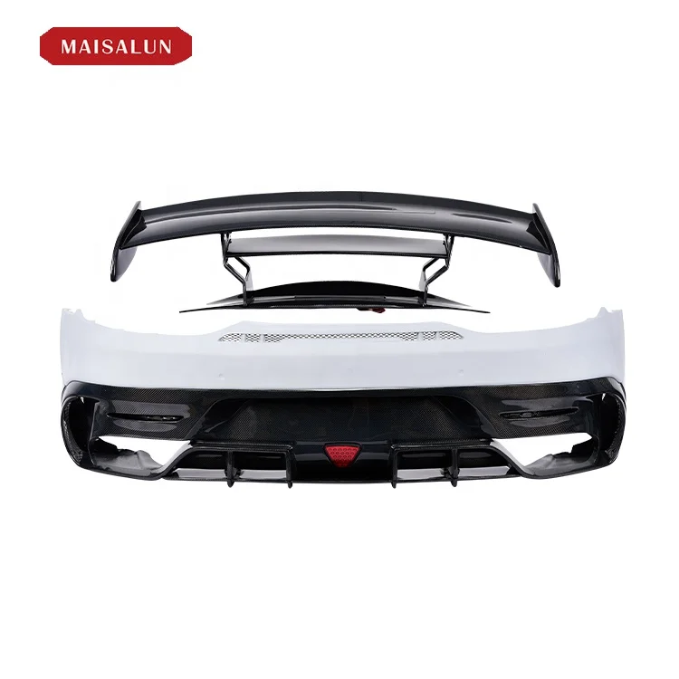 New Discount AMG GT B style full Body kit for Mercedes Benz Amg GT/GTC/GTS carbon fiber front rear bumper spoiler wing exhaust