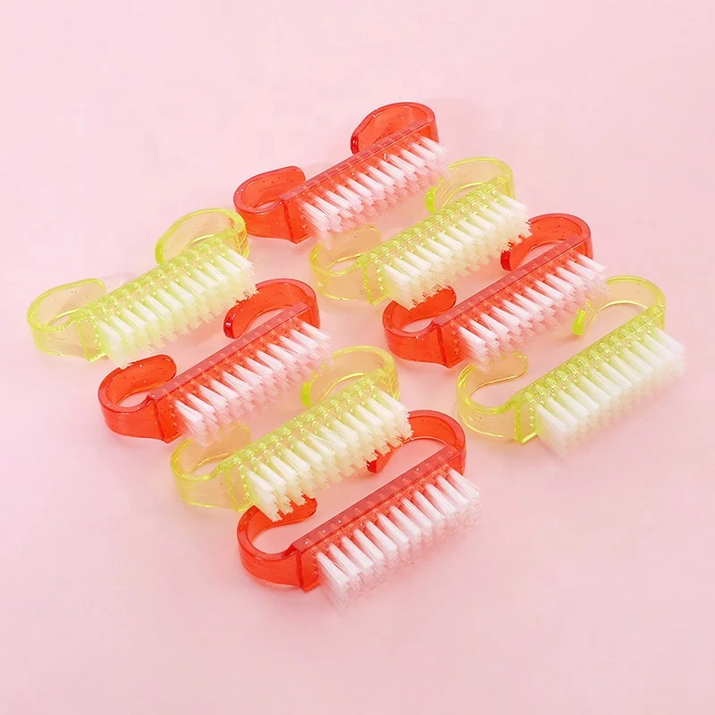 Hot sale pink nail dust brush manicure cleaning cleaner brush fingernail nail art tools