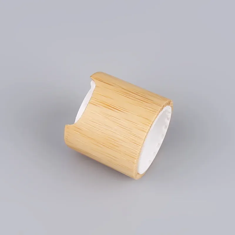 Wood Products Cosmetic Packaging Bottle Cap Wooden Screw Cap Bamboo Screw Top Lid Bottle Cap