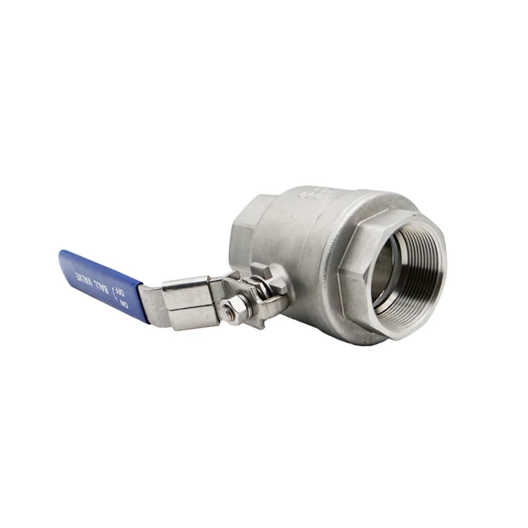 Professional Manufacturer 2pc stainless steel ball valve with lock