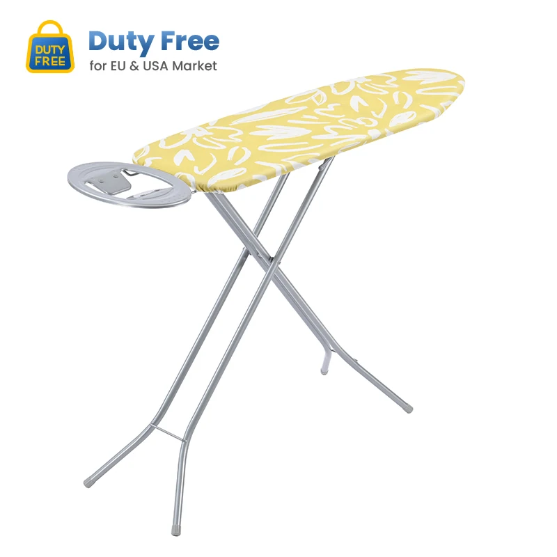 European Foldable Ironing Board Hotel Household Space Saving Small Compact Folding Ironing Board With Iron Rest
