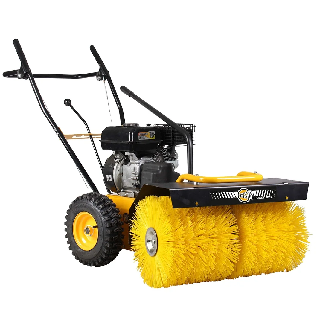 lawn sweeper gasoline power artificial grass cleaning equipment Snow sweeper