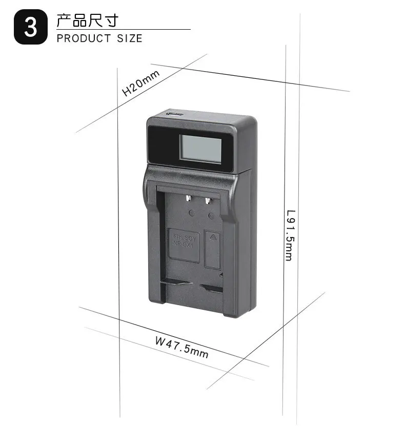 for sony NP-FW50 A6000 A6500 A6300 A7R A55 A5100 RX10 A5000 Camera LCD USB Charger Outlet