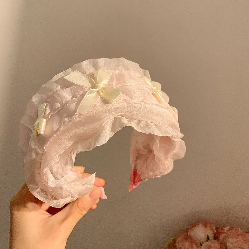 Handmade Elegant Bow Customized Girls Headbands Beautiful Decorative Hairbands