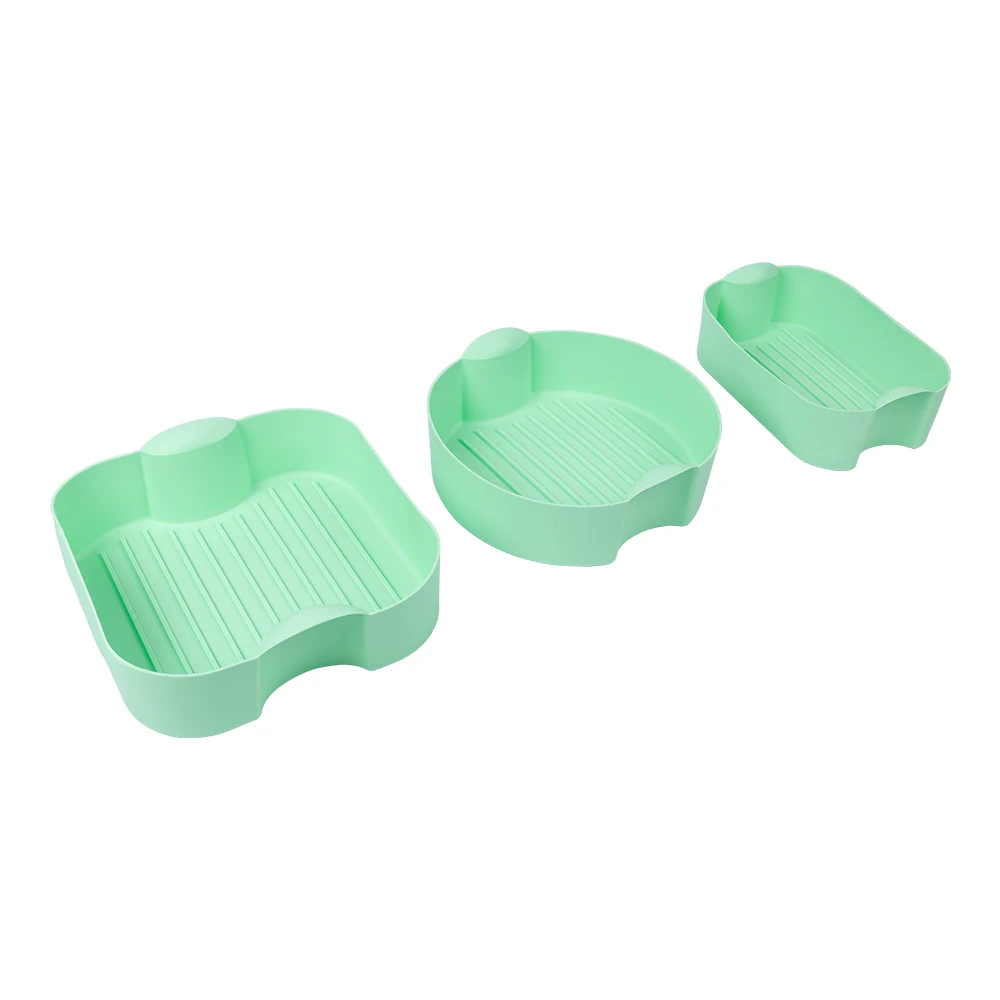 Kitchen Utensils Food Grade Silicone Air Fryer Pot Two Oven Gloves & Hot Air Fryer Accessories Baking Dishes & Pans