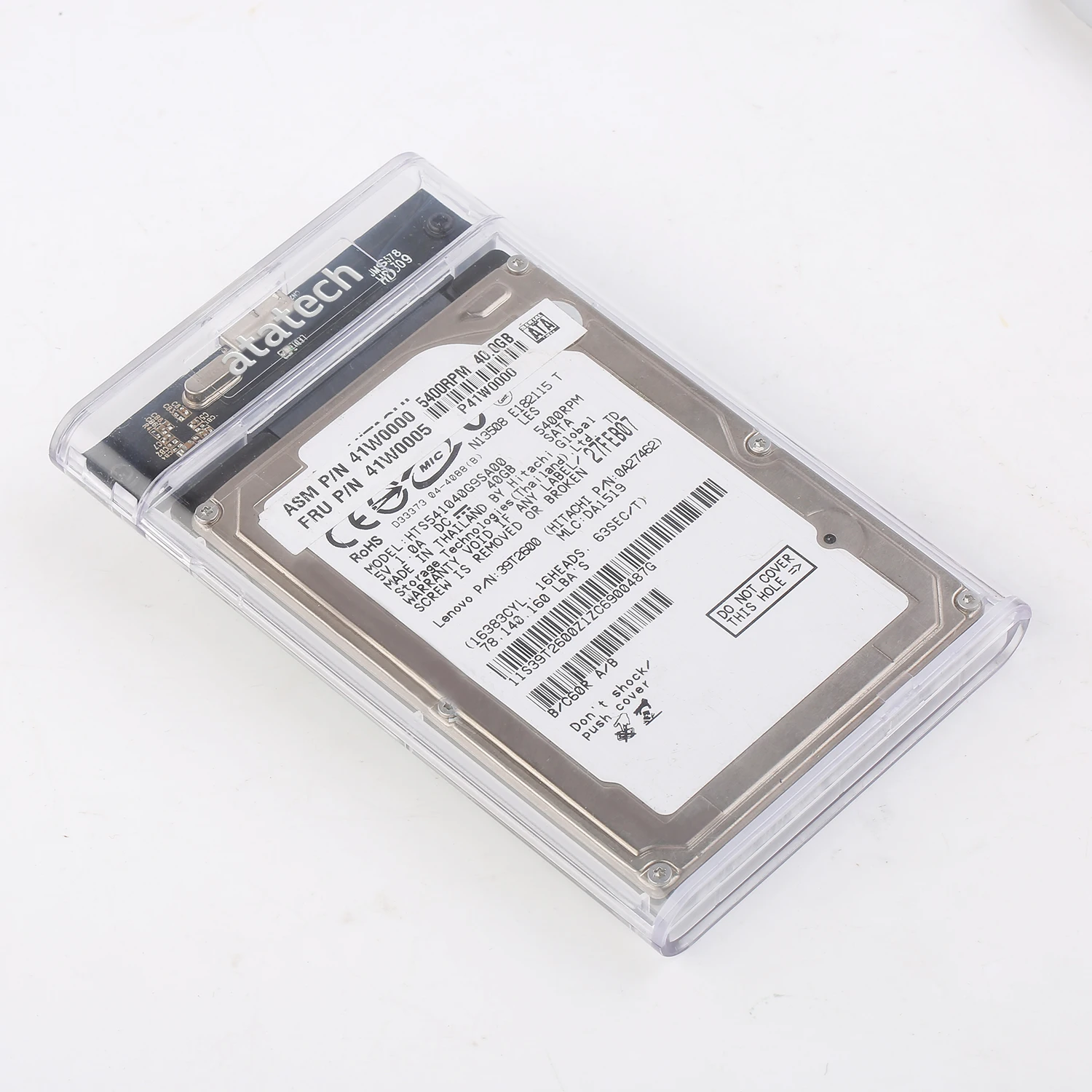 Transparent External Box Sata Usb 3.0 2.5 Inch Sata Hdd Enclosure Hard Disk Case 10tb Hard Disk Enclosure