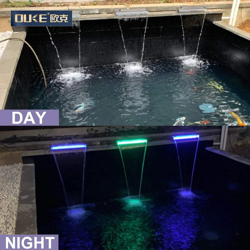 Factory custom artificial pool cascade waterfall fountain outdoor garden waterfall indoor waterfall fountain