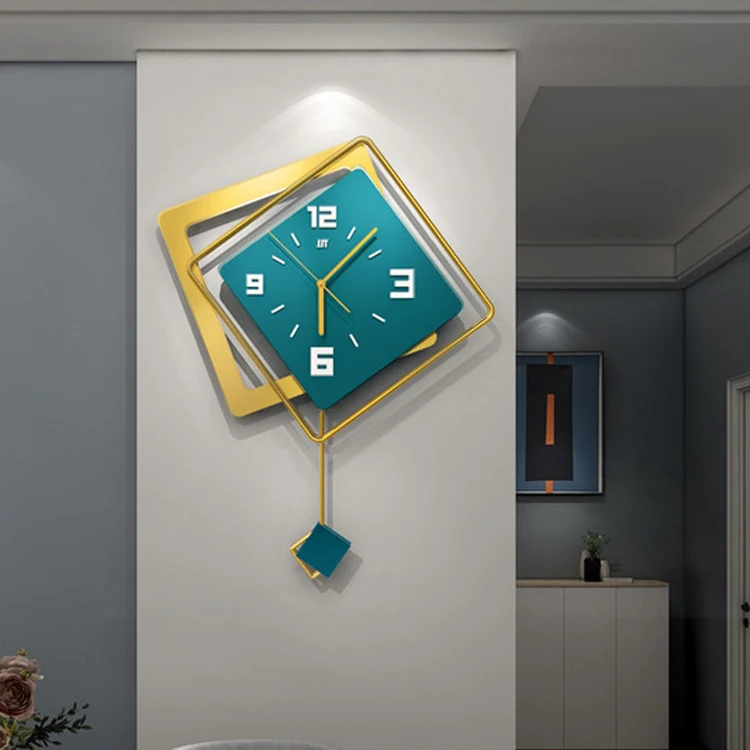 Light luxury wall clock living room home decoration fashion and creativity personalized wall clock