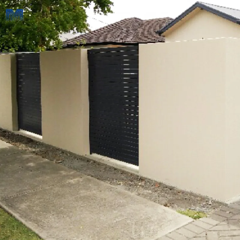 Vinyl fence gabion iron  wire mesh electric fence energizer aluminium horse laser cut privacy fencing panel