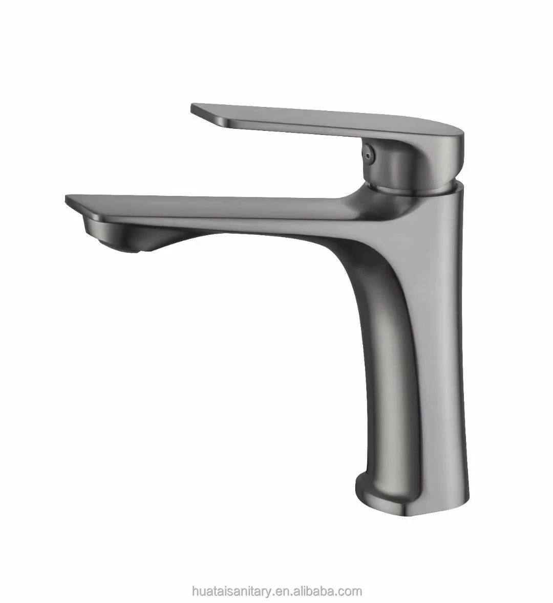 2023 modern cheap price tall black single lever bathroom mixer wash basin tap faucet brass
