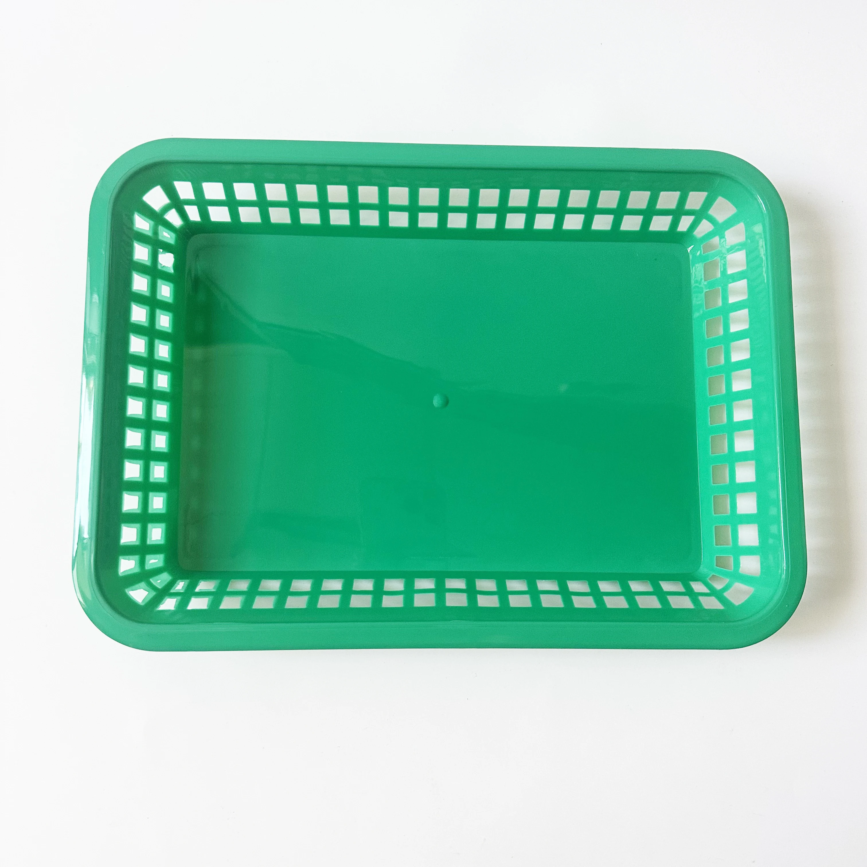 Classic Rectangular plastic storage basket french fries baskets Grande Platter Basket tray