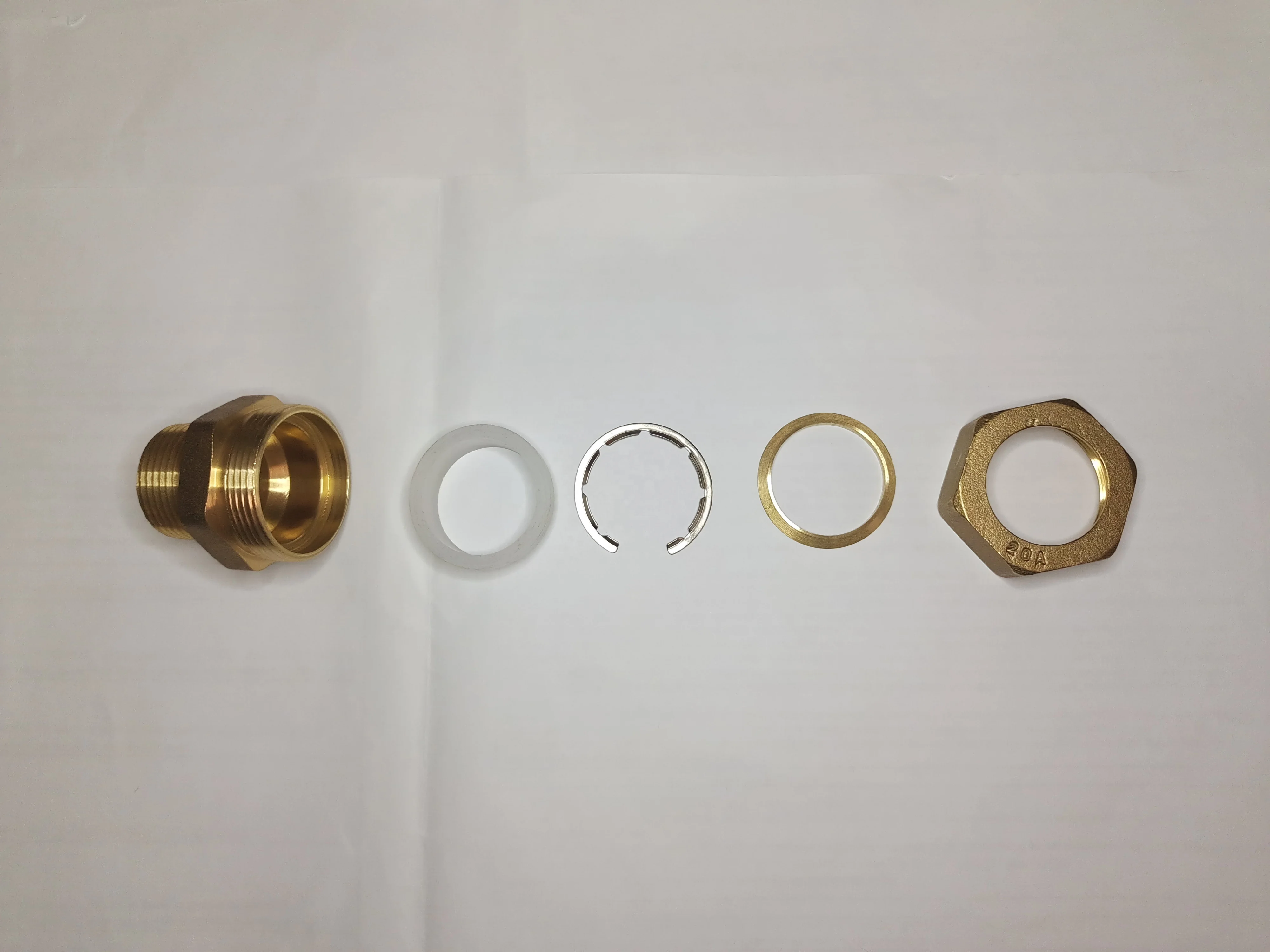stainless steel corrugated flexible fast quick connect compression brass pipe tube Quick Coupling Hose FM Connectors fittings