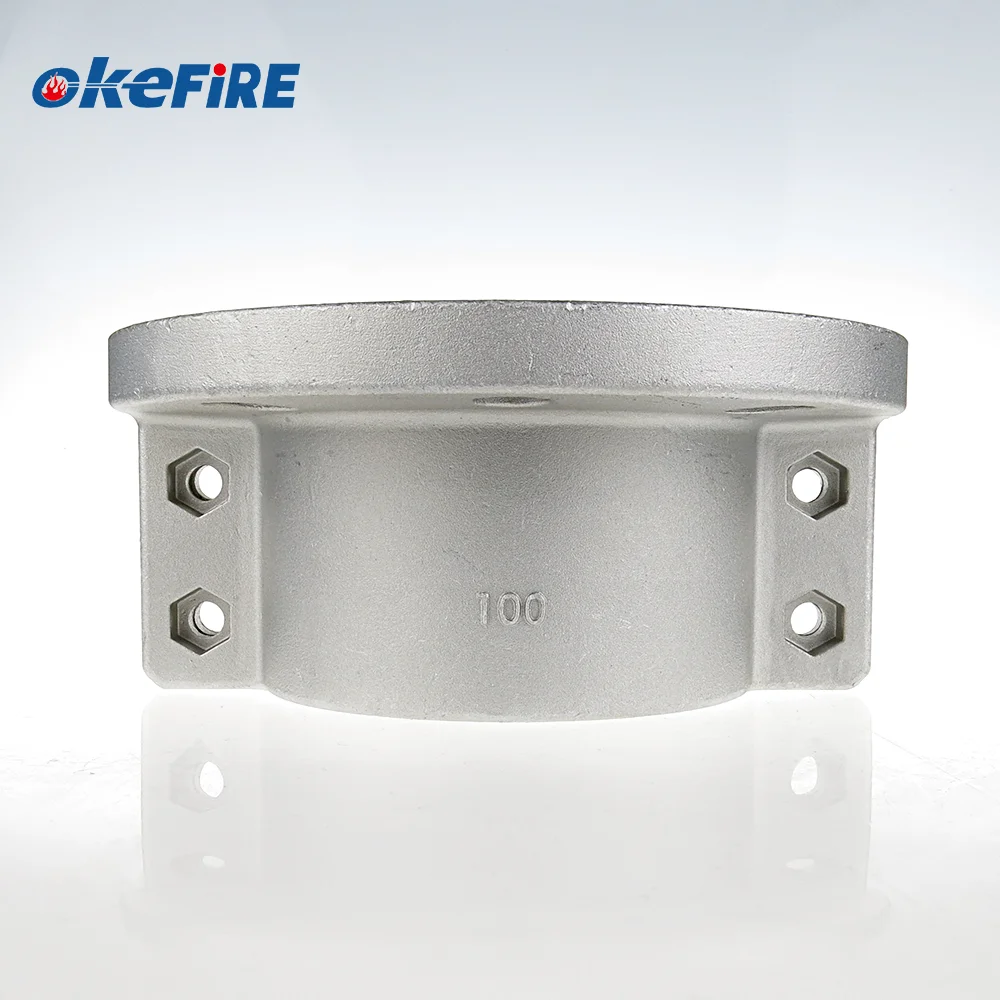 Okefire Aluminum Flange Safety Hose Pipe Clamp DN100 for Piping Fittings