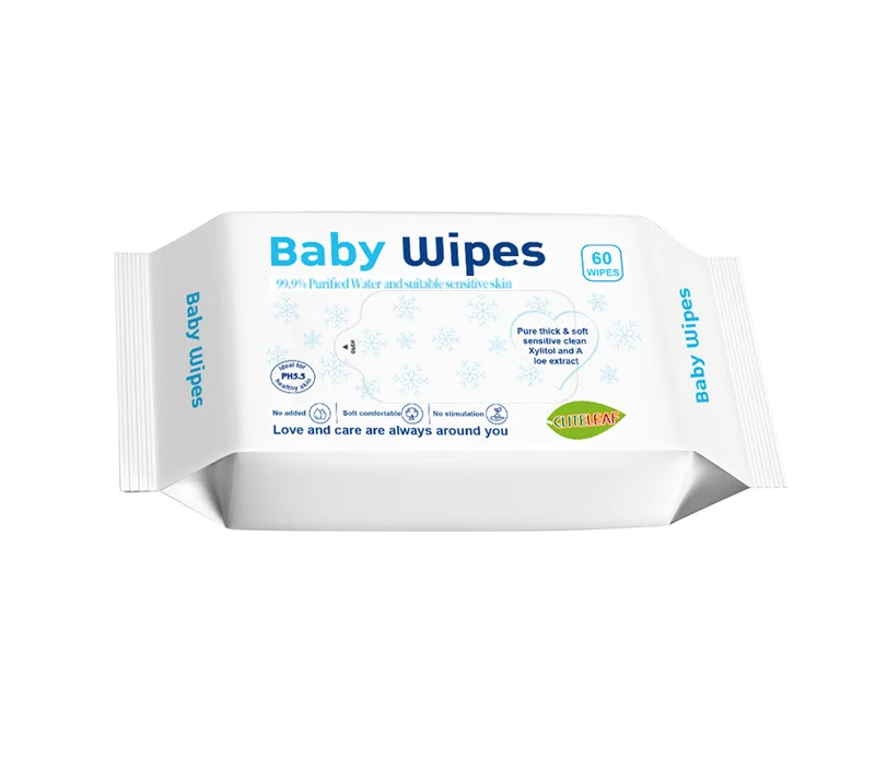Одноразовые влажные салфетки для детей, Супермягкие натуральные органические влажные салфетки для чувствительной кожи, оптовая продажа