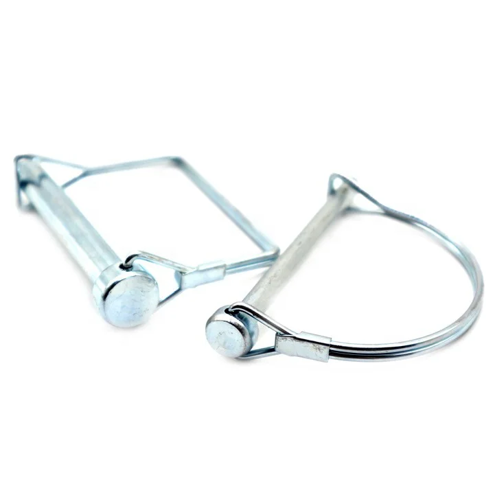 ZM M5 M6 M8 Linch Hitch Pin Carbon Steel Color Zinc Double Square Wire Lock Pin