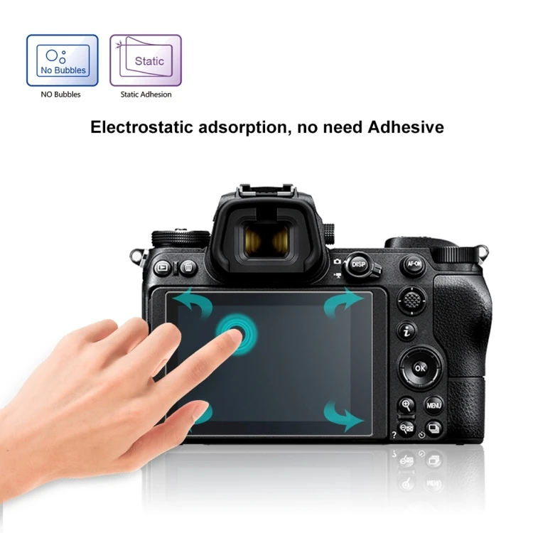 Оптовая цена PULUZ 2.5D 9H Закаленное стекло пленка для камеры Nikon Z6 / Z7 защита экрана ЖК-экрана