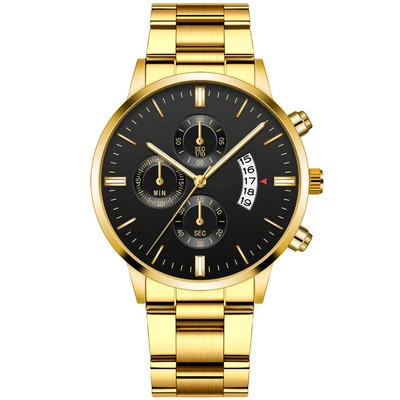 Factory Wholesale Reloj Hombre watches men wrist  Luxury Stainless Steel watch for men