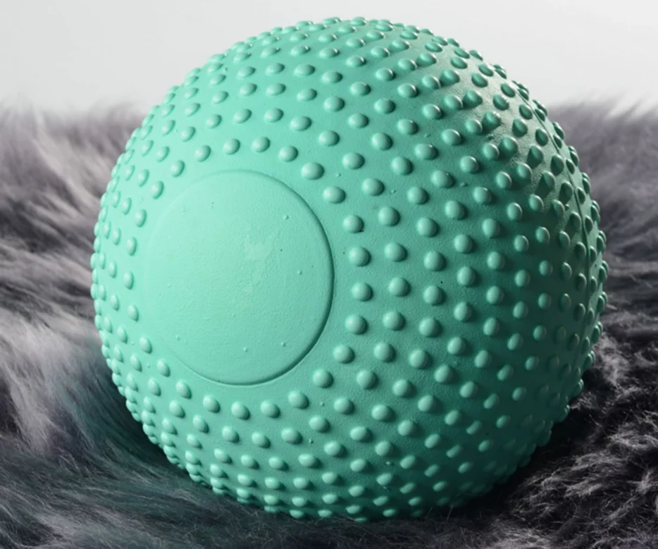 12.5cm solid trigger point body small round bump myofascial release foot massage roller ball with spikes