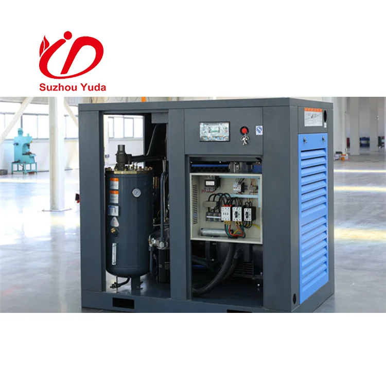 Industrial 100HP screw air compressor with 10Bar electric rotary compressor