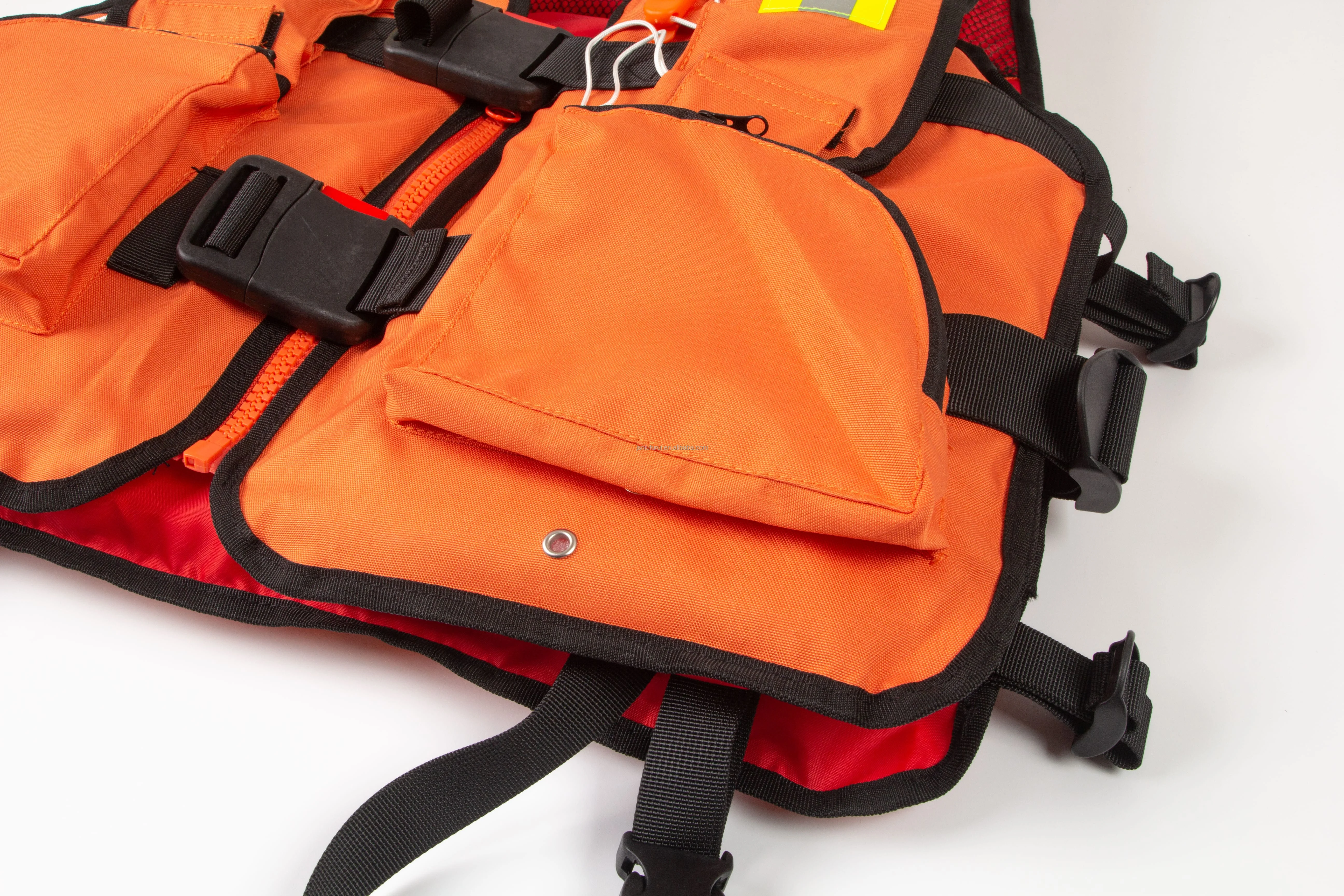 Niufurui Firefighting Reflective  Firefighters Special Operations Rescue Inflatable Gas Rising Buoyancy Life Jackets