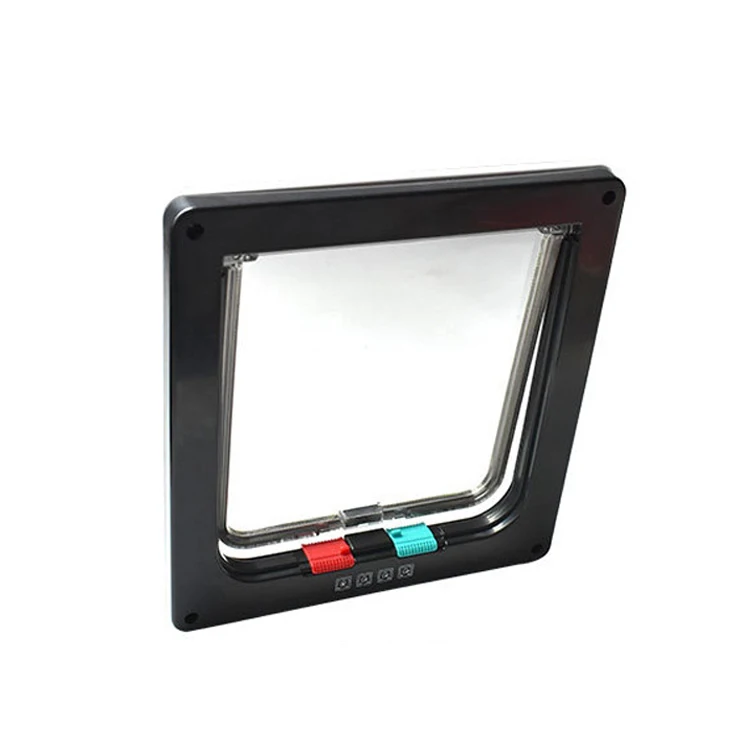 Pet Cat Puppy Lock Microchip Safe Interior Gate Dog Flap Door