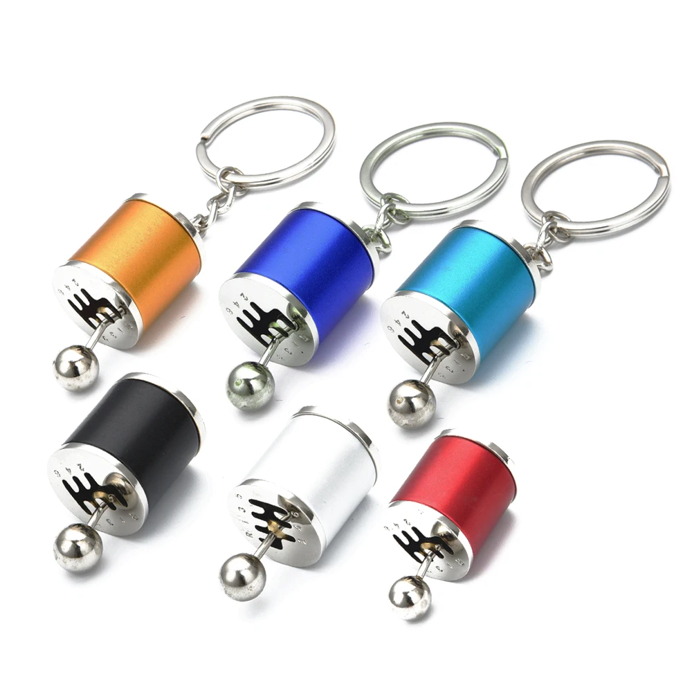 Wsnbwye заводской 3D металлический миниатюрный шестиступенчатый брелок с ручным переключением передач