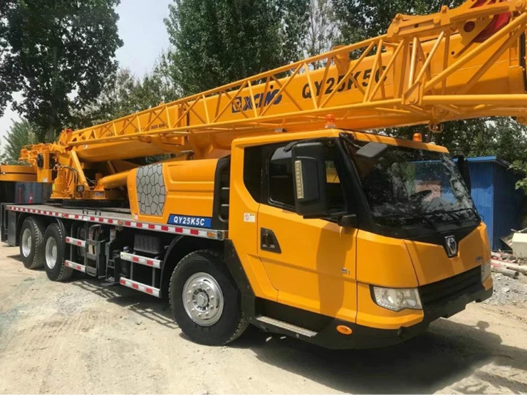 xcm g 25 ton mobile truck crane with 5 sections QY25KC