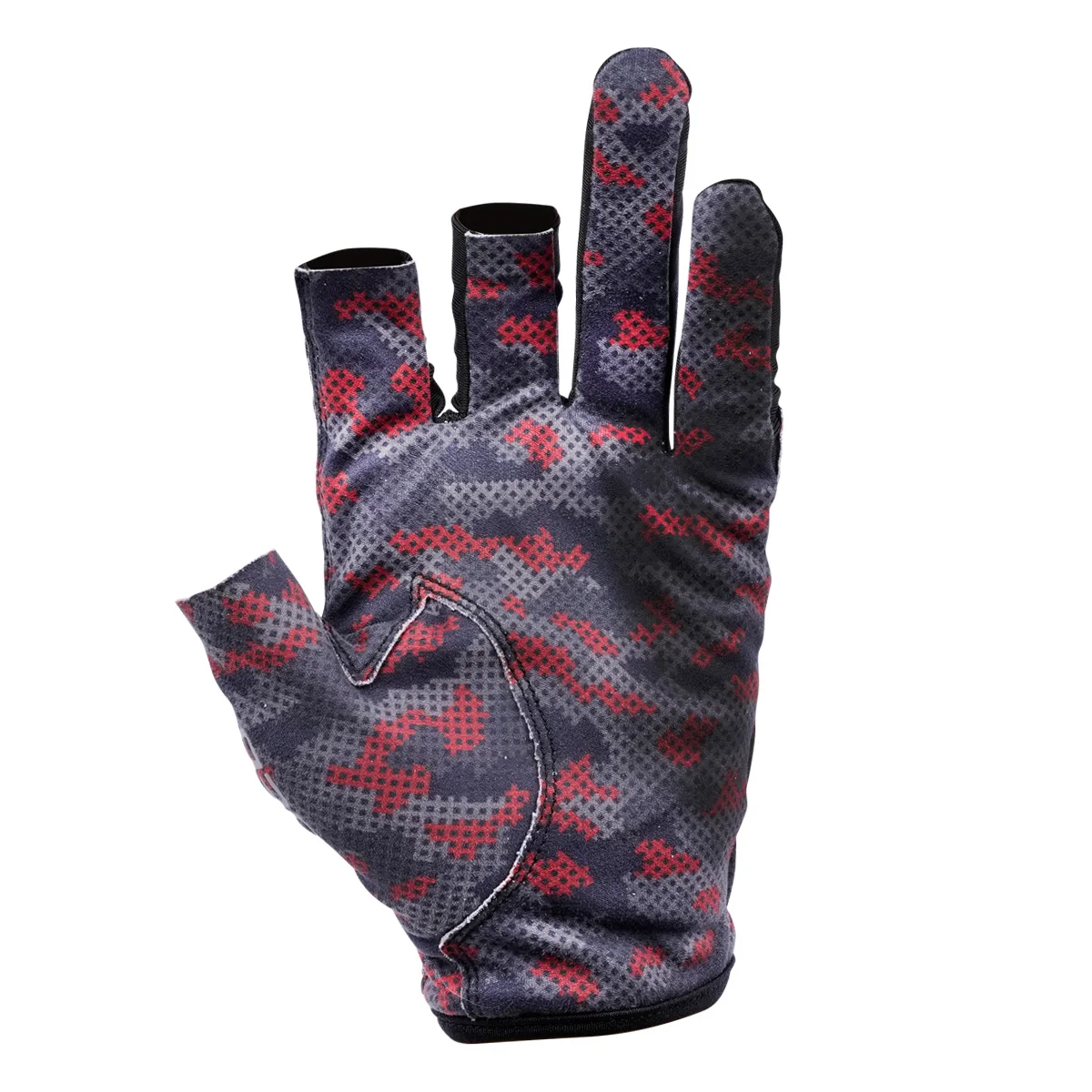Noeby 3 Finger Cut Fishing Gloves Breathable High Elastic Men Fitness Cycling Quick-release Sun Protection Fishing Gloves