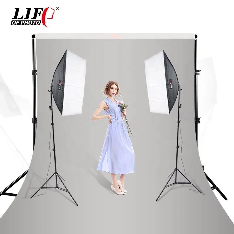 Photo Studio Softbox Kit with Led Light for Photography Lighting Portrait Photography Kits