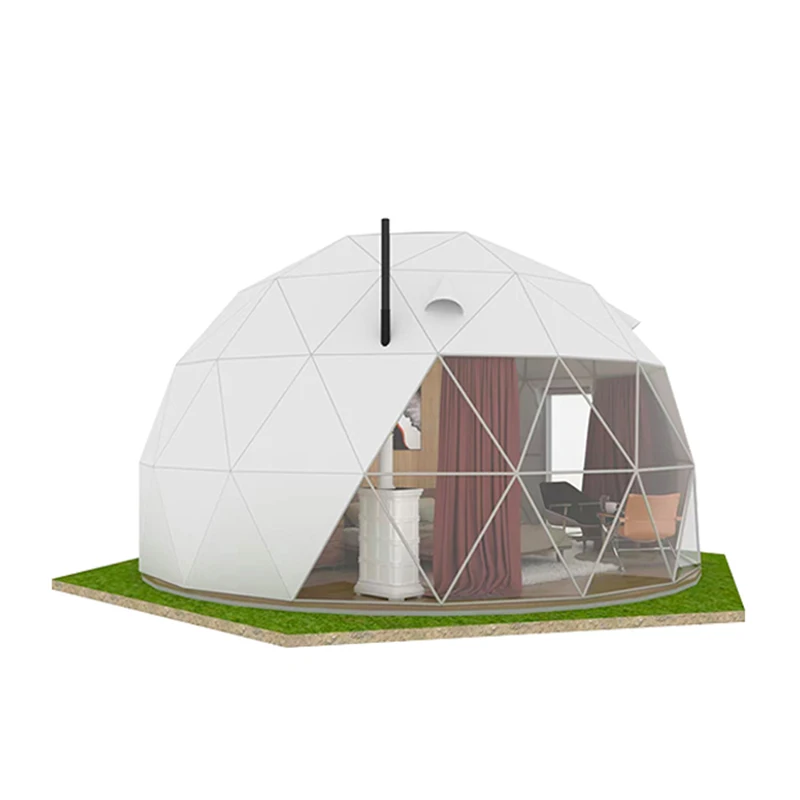 Outdoor Prefabricated Graphene Assembly House Intergrated Igloo Building Dome Mobile Furnitures Prefab House