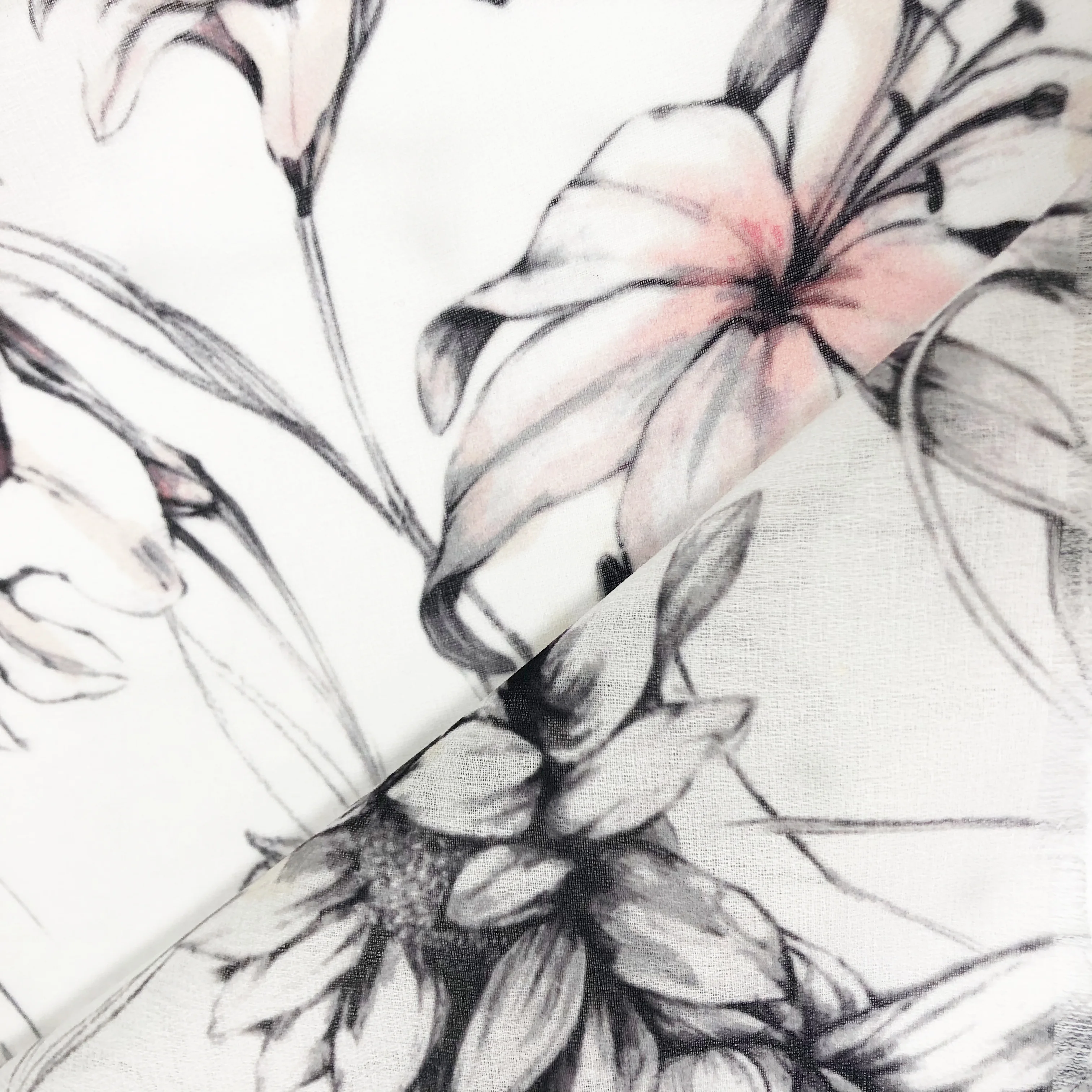 
crepe fabric Customized Design Printed Habijabi Fabric Digital Printing crepe Fabric 