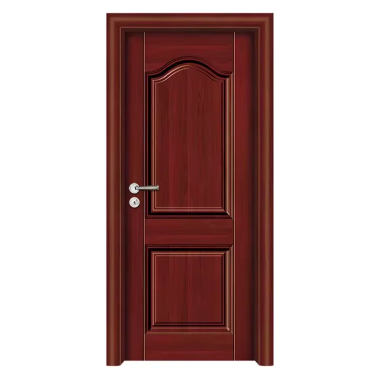 Wholesale melamine/ white primer interior door skin factory direct pvc surface MDF HDF door