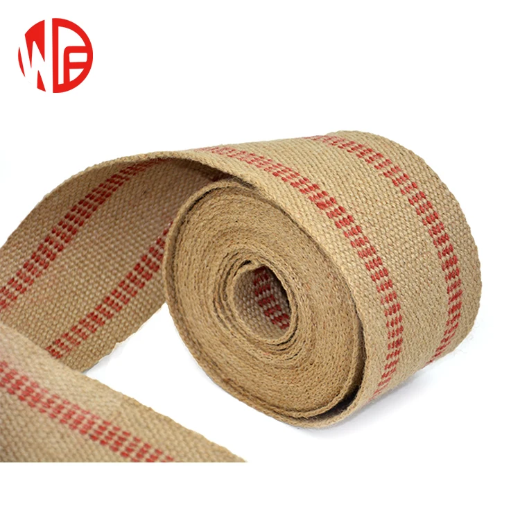 High-Quality Jute Roll Hemp Belt Ribbon Jute Cloth Roll Fabric Jute-Cloth-Price