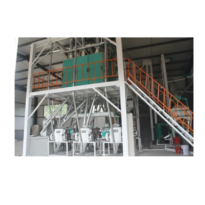 Small Scale Maize Meal Machines, Mini Corn Flour Milling Machines 10ton/24h ,30ton/24h Steel Stainless South Africa White Flour