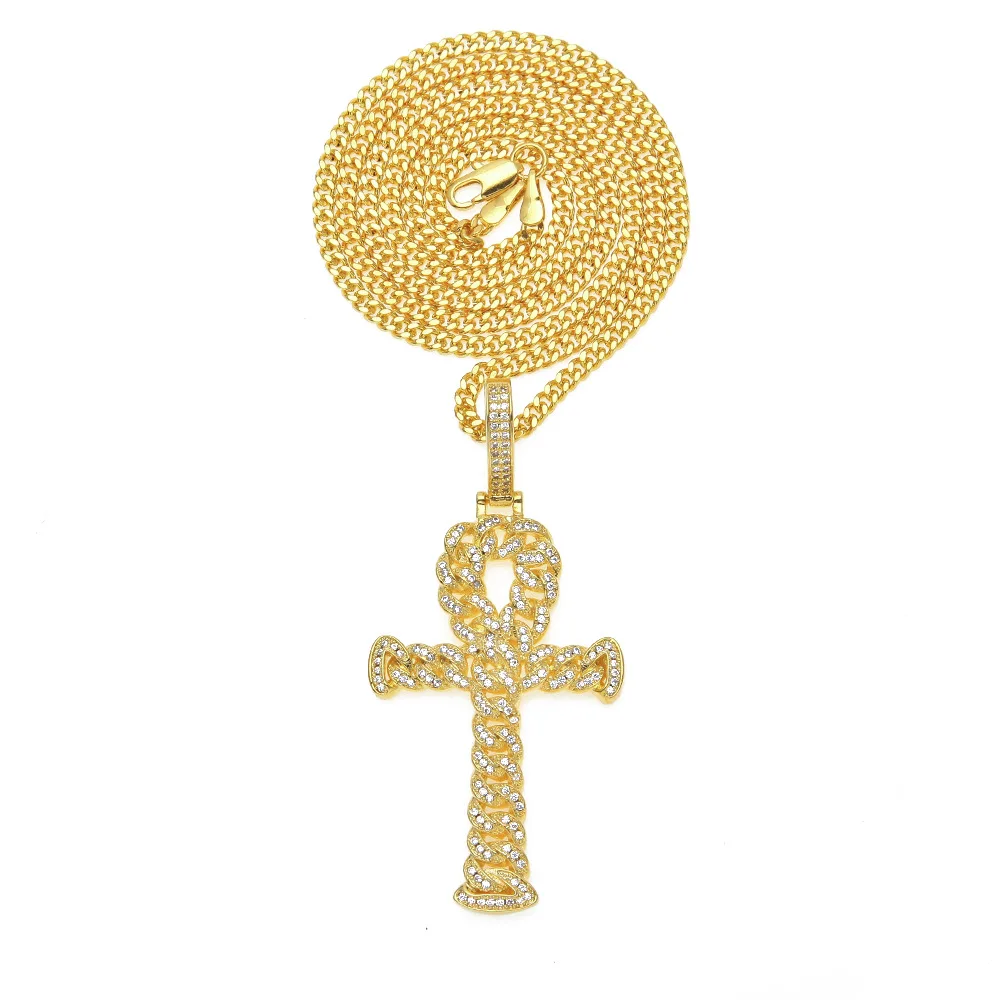 new high quality ankh cross pendant necklace tarot habesha china jewelry wholesalers