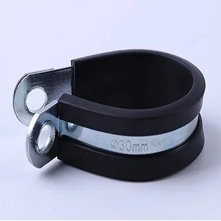 Turbo auto fixing p-clip rubber lined hose clamp