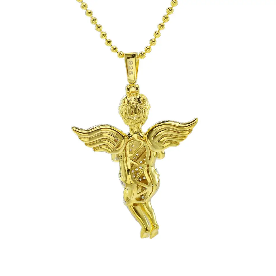 Customize Jewelry Hip Hop Iced Out Zircon Cz In 925 Sterling Silver Iced Out Alien Pendant For Men