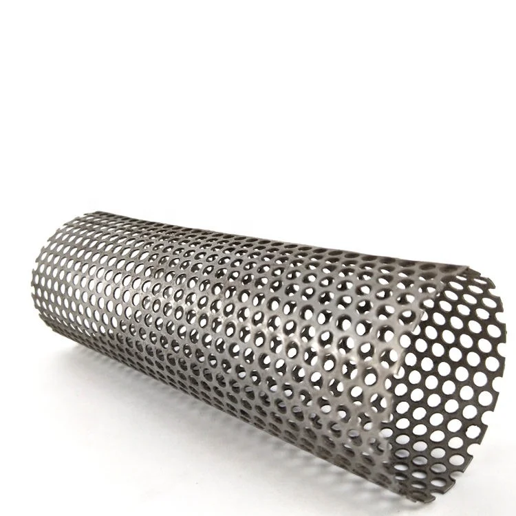 Gr1 titanium porous filter tube 20 30 40 50 100 micron strainer filter
