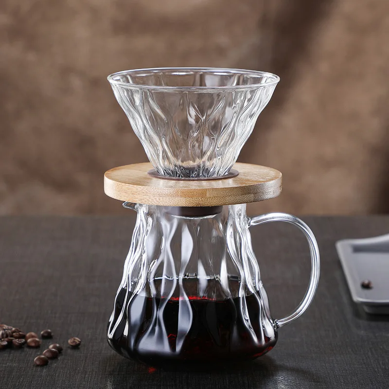 Wholesale High Borosilicate Heat Resistance Glass 500ml Coffee Dripper