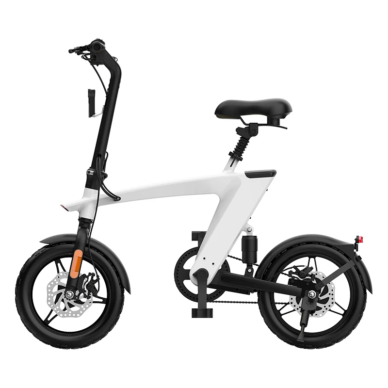 Cross-border Japanese lithium battery two-wheel folding electric bicycle speed shifting generation driving adult pedal power ele