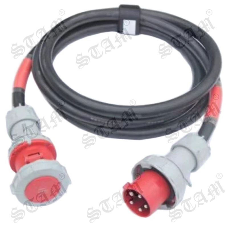 5pin 32A power Cable stage lights laser light led moving head  beam light power cable 5pin 32A power line hybrid link cable