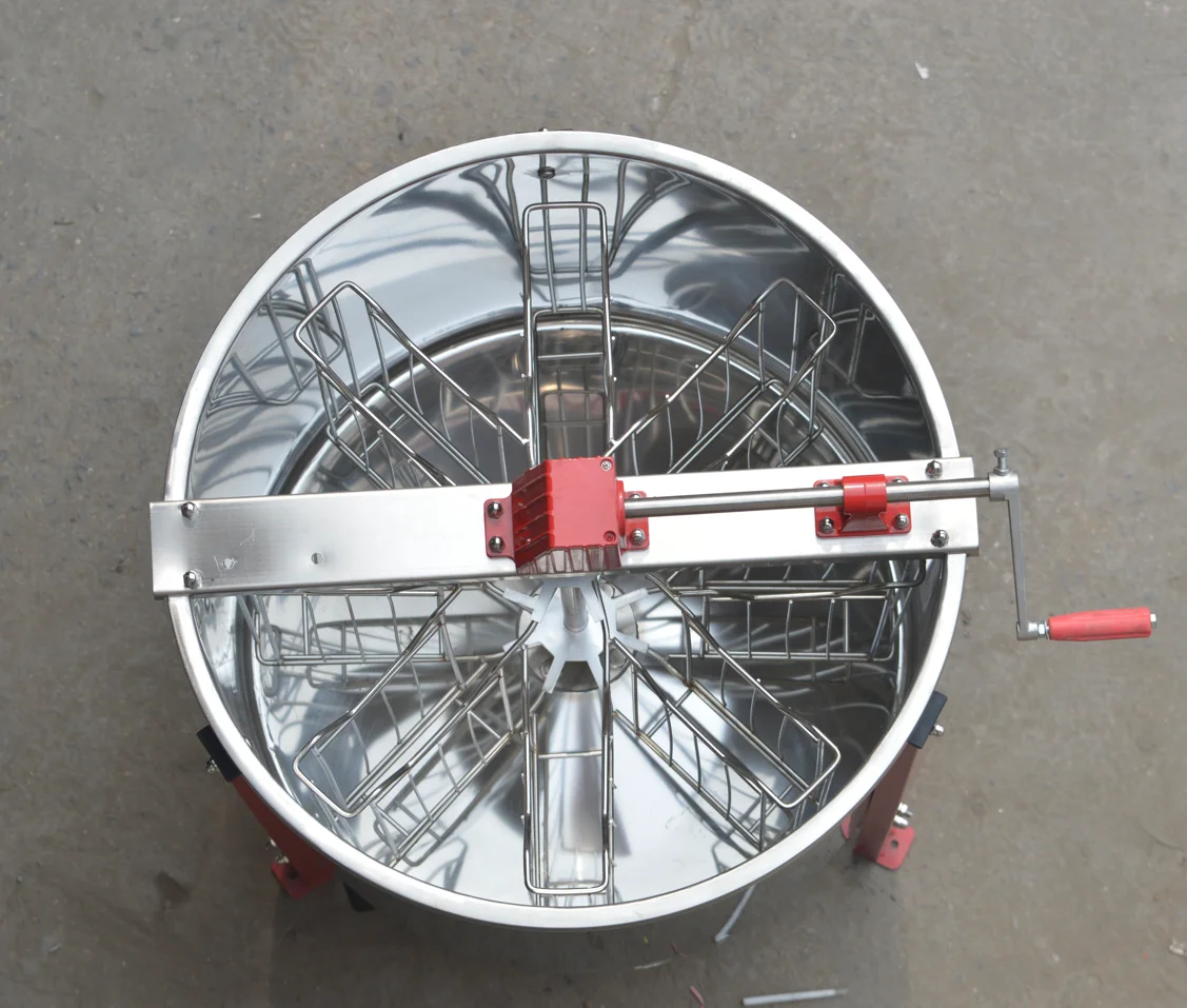 6 frames manual honey shaking machine Manual Honey Extractor Separator machine