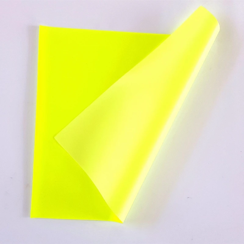 Waterproof Fluorescent Green PVC Knitted Fabric