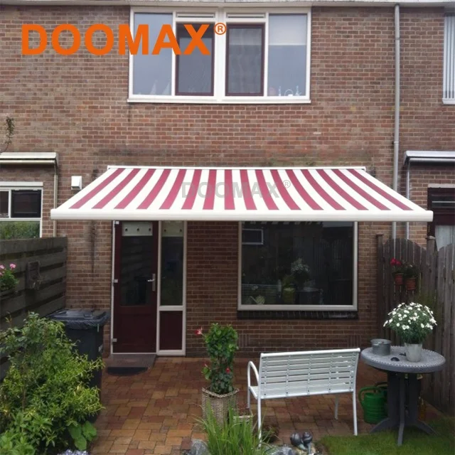 Garden Electric Awning with Automatic Sunshade Canopy