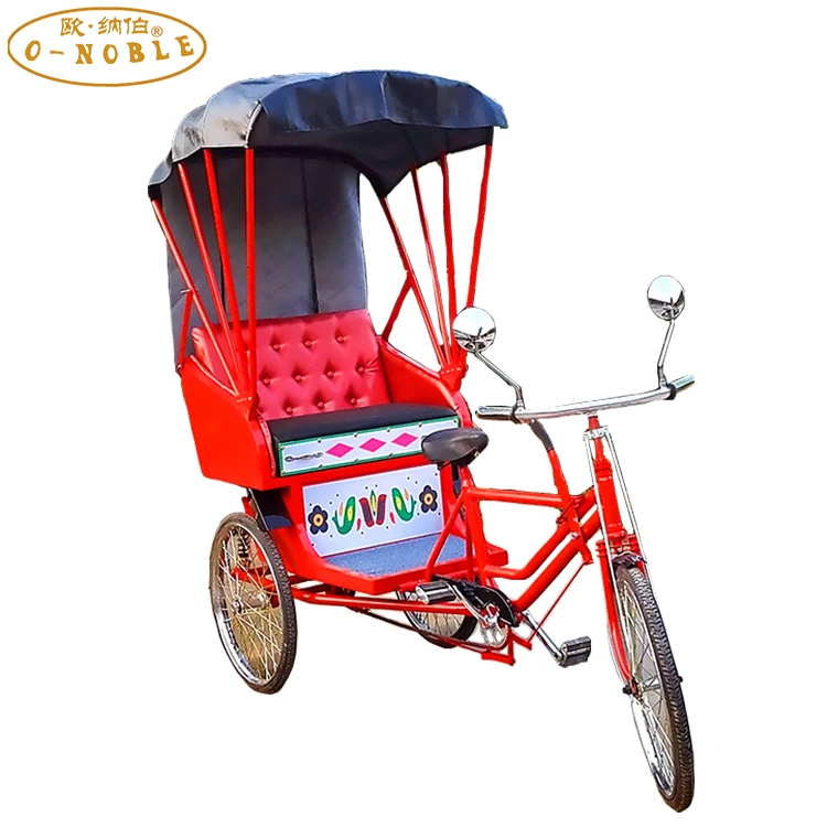 Chinese classic pedal manpower three-wheeled bicycle commercial passenger bike